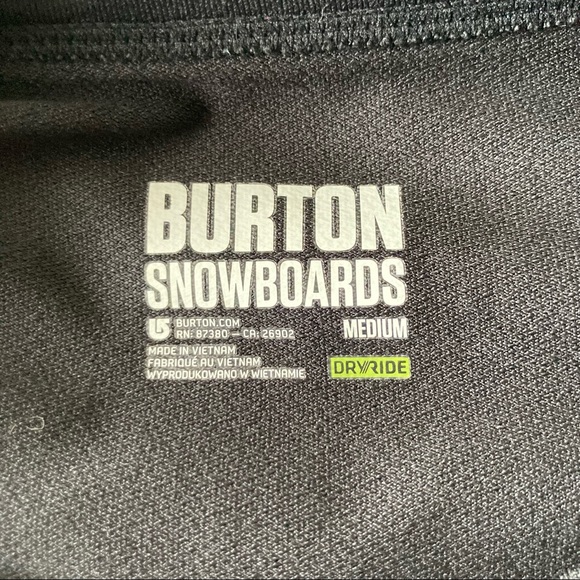 Burton DryRide long baselayer. EUC like new - Picture 3 of 4